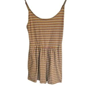 Wild Fable Romper size Medium rainbow stripes